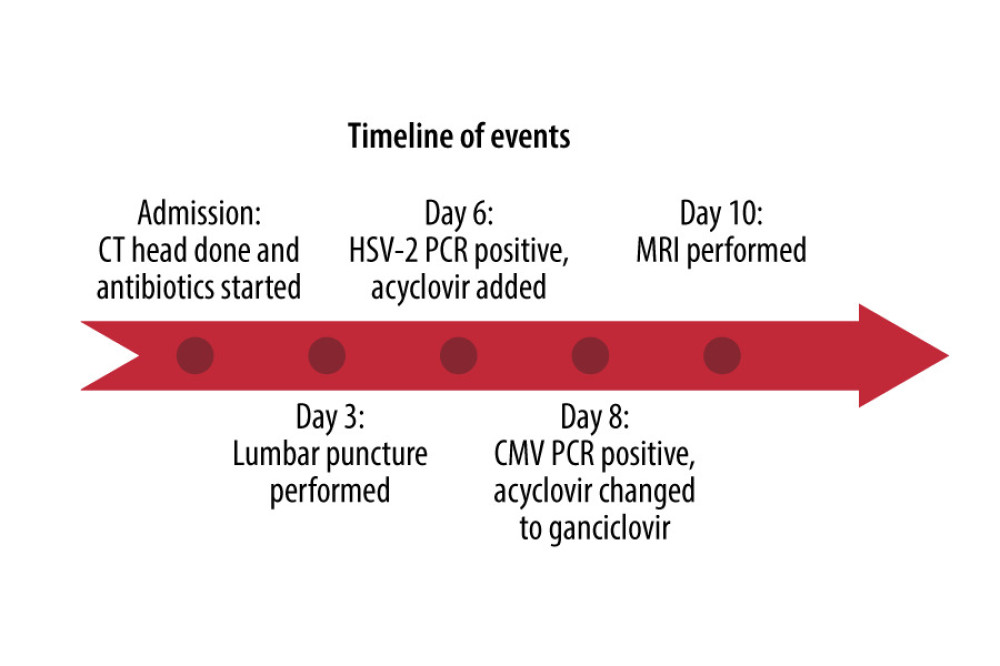 Timeline of events.
