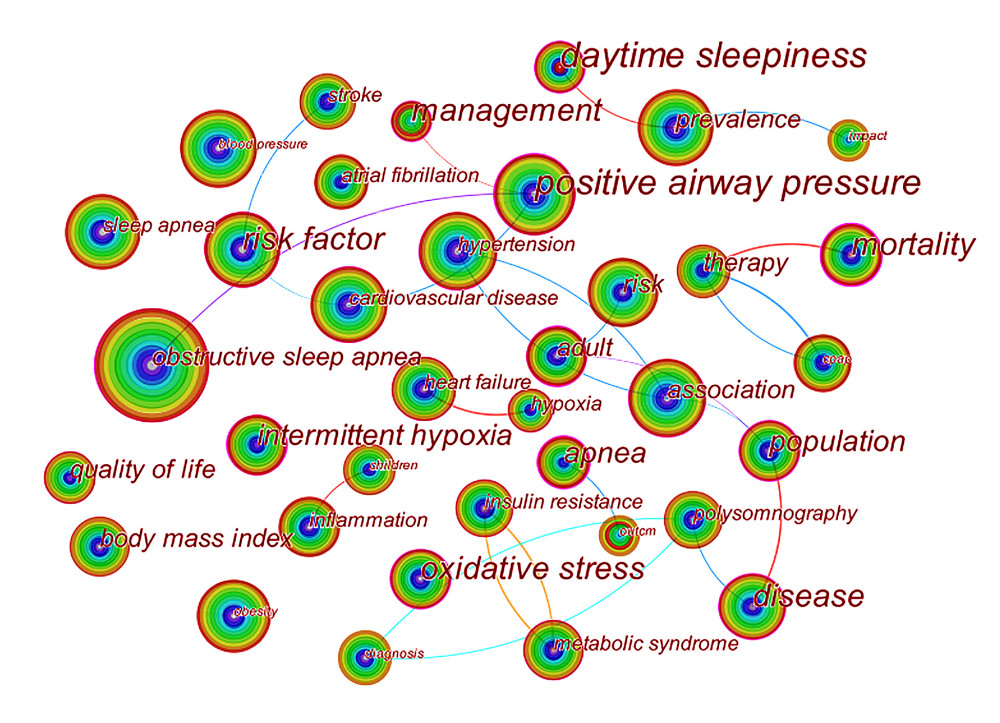 Co-occurrence map of keywords (N=111, E=137) (Citespace, Version 5.7 R5, University of Dressel, Chaomei Chen).