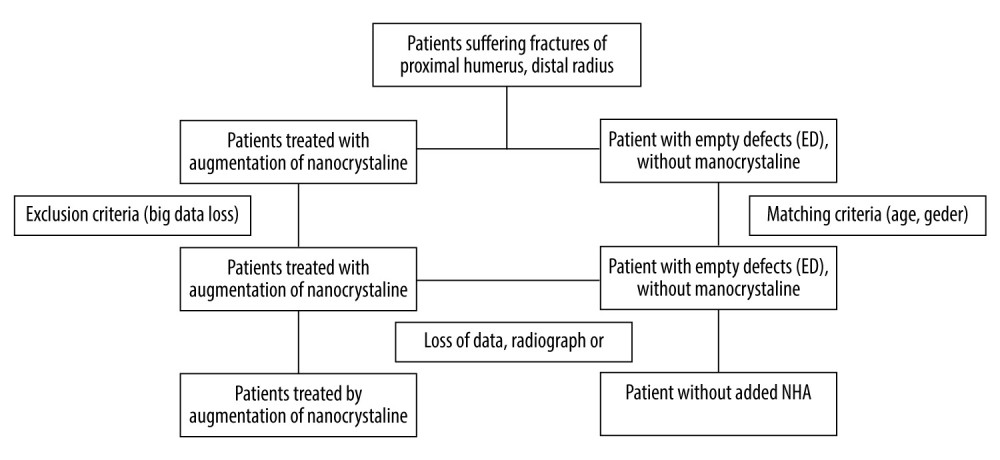 Flow diagram of participants in this trial. Exclusion of 13 patients due to loss of data, missing radiographs, or patient death.