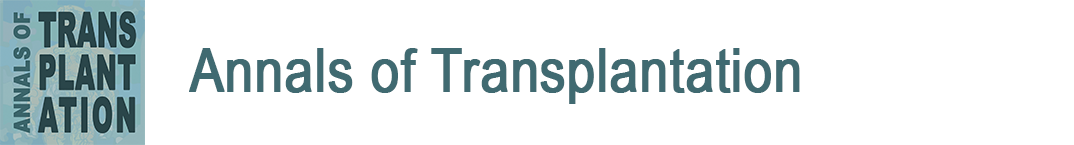 Logo Annals of Transplantation