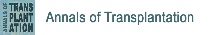 Logo Annals of Transplantation